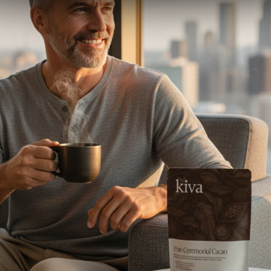 Kiva High Flavanol Ceremonial Cacao - Naturally Support Healthy Blood Pressure & Circulation