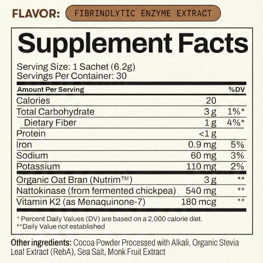 Clinical-Grade 10,800 FU Nattokinase